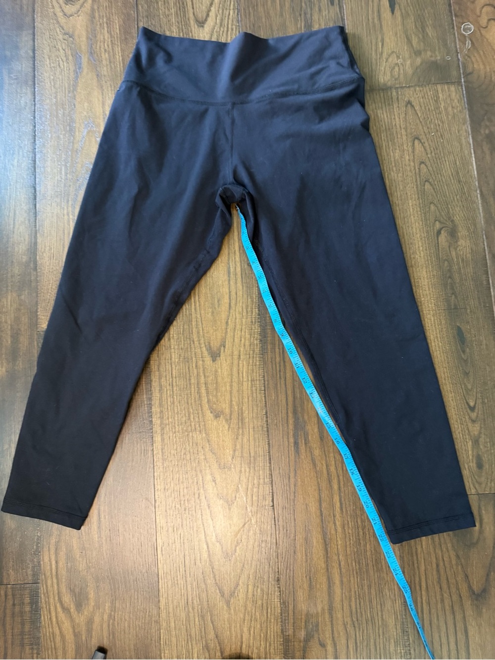 High-Waist Black Performance Leggings